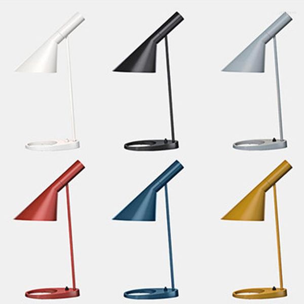 Lampes de table Arne Jacobsen lampe pour le salon CHAMBRE ￉tude nordique Designer Home Decor Light Loft E27 Iron Bureau