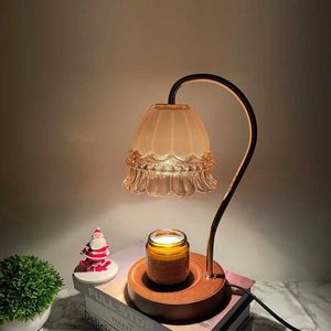 Tafellampen aromatherapie smelten wax lamp ins geur uitbreidende cadeaubafellamp rookloze temperatuur regulerend Amerikaanse retro nachtlampje