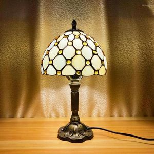 Tafellampen kunstlamp mediterrane zeestijl handgemaakte glazen lampenkap E27 Home Decoration Cafe omgevingslicht bedachtnacht