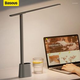 Lampes de table Baseus lecture lampe de bureau LED chargeable Smart Automatice gradation armoire lumière nuit pour placard garde-robe