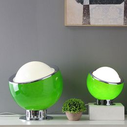 Tafellampen Bauhaus Planetlamp in verschillende kleuren met AU/EU/UK/US-plug 85-265V Creatief desklicht voor slaapkamerstudie of woonkamer