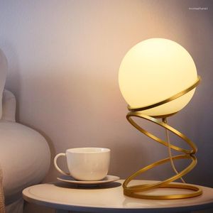 Lampes de table chambre lampe de chevet lumière américaine luxe créatif Opersonnalité Simple moderne chaud Style nordique décoration de la maison
