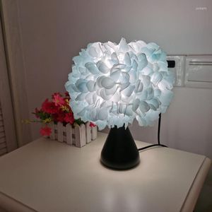 Tafellampen slaapkamer romantische bloem voor woonkamer luxe bureau lamp bed decoratie verlichting