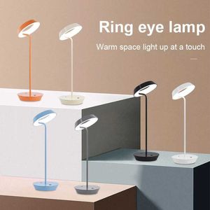 Tafellampen bedstaatje aanraakbediening draadloze tafellamp voor slaapkamer met 3 niveaus dimbable warme witte led -verlichting lamp voor buiten woonkamer
