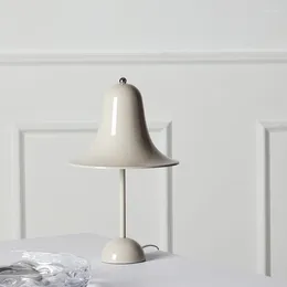 Lampes de table Bell Ins Bedside Lampe moderne Nordic Creative Minimalist Home Decoration Light Cafe Chadow Study Bar Bar Éclairage