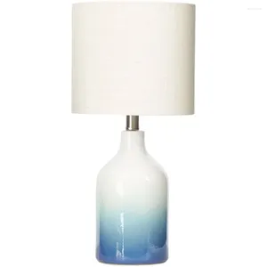 Tafellampen Better Homes Gardens Ombre keramische lamp blauwe afwerking