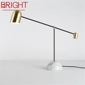 Lampes de table Bright Nordic Vintage Lampe contemporain Design LED Art Desk Light Fashion DeCouge de chevet pour la chambre à coucher du salon
