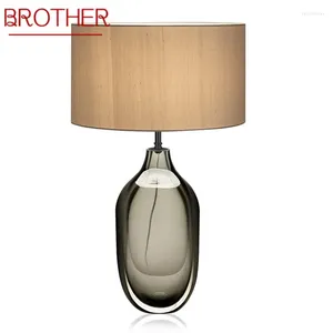 Tafellampen broer Nordic Creative Lamp eigentijds LED Decoratief bureaulicht voor slaapkamer in het huis