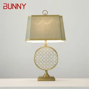 Lampes de table Bunny Lampe moderne Lampe de chevet LED Design classique E27 Lampe de bureau Décorative pour Foyer Salon Bureau Chambre