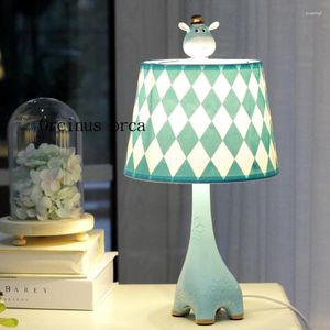 Tafellampen cartoon creativiteit giraf lamp kinderen slaapkamer bedgide simpel modern warm en heerlijk