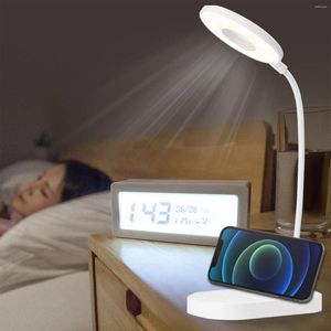 Tafellampen Cartoon Mini LED Small Desk Lamp College Dormitory Eye Learning Night Projector voor kamer