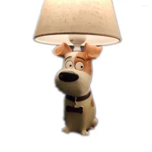 Tafellampen Cartoon Puppy Jongen Verjaardagscadeau Kinderkamer Leuke Hond LED Baby Slaapkamer Nachtkastje Studie Bureauverlichting Decorarmaturen