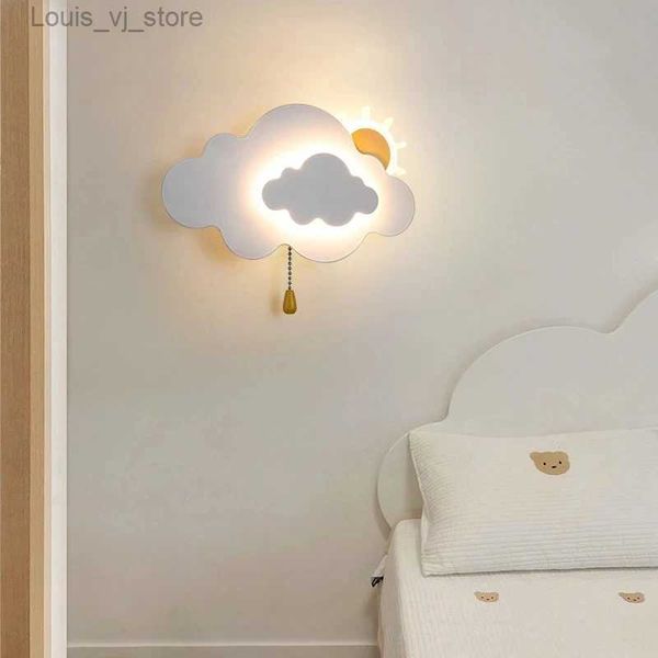 Lampes de table les lampes murales de chambre à coucher pour enfants Cloud Night Light Lel