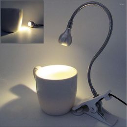 Tafellampen Cliphouder USB Power Led Desk Lamp Flexibel Bed Book Book Light Night voor de slaapkamer woonkamer