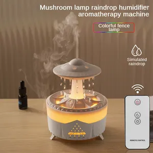 Lampes de table Nuage et goutte de pluie Atmosphère Lumière Humidificateur Chambre Décoration Coloré Champignon Pluie Machine