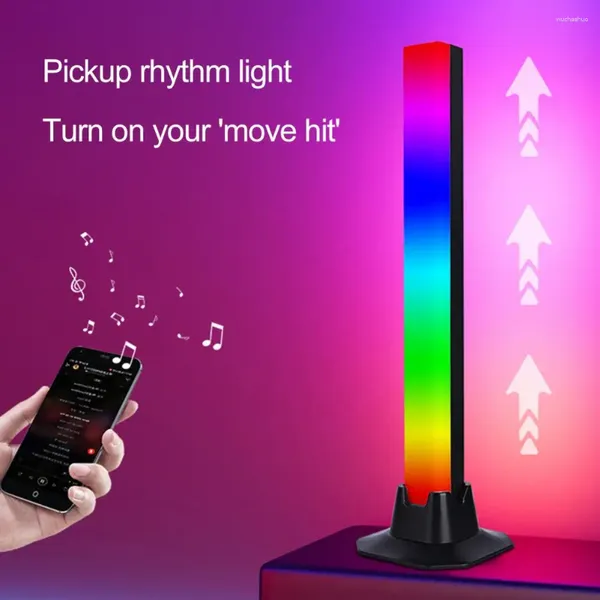 Lampes de table LED LED RVB dynamique de la barre d'échange de couleurs avec télécommande pour le jeu TV Backlight PC Salle Monitor