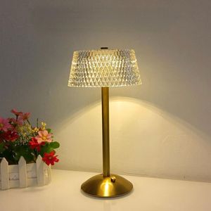 Table Lamps Cordless Lamp USB Rechargeable Night Light Touch Dimming Desk Coffee Bar el Bedroom Decor Atmosphere LightTable