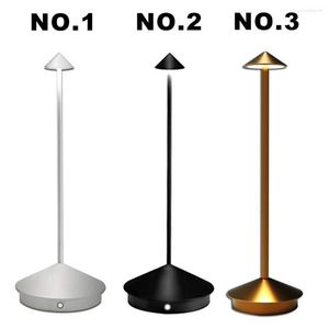 Tafellampen Creatieve eetkamer Touch Led El Bar Koffie Pina Pro Lamp Oplaadbare Lampada Da Tavolo Decoratieve Desk188A