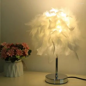 Lampes de table Creative Pluat Lamp Living Room Bedroom Lighting Lighting Light Decor Light Decor Wholesale 2024 Wedding