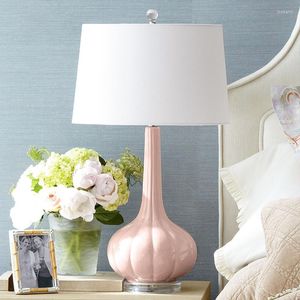 Lampes de table phares créatifs argent salon lampe de bureau décorative Simple moderne rose chambre phare LB12079