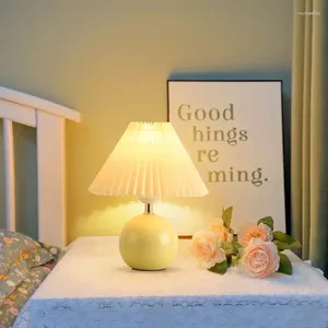 Tafellampen creatieve lamp slaapkamer nacht licht lekke ins -sfeer sfeer keramisch decoratief bed EU -plug