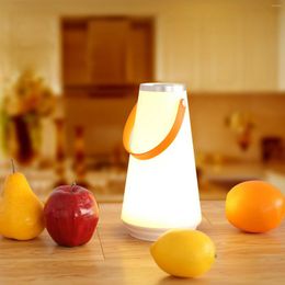 Tafellampen creatief LED Night Light Home Lamp USB Oplaadbare draagbare draagbare draadloze aanraakschakelaar Outdoor Camping Emergency