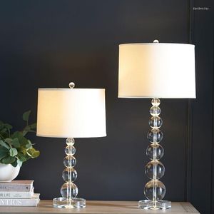 Tafellampen Kristallen Lamp Slaapkamer Nachtkastje Moderne Led Art Decoratie Bal Woonkamer Huishouden E27