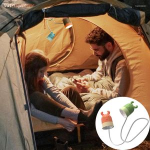 Lampes de table mignon dessin animé LED cou suspendu petit livre lumière Portable nuit extérieur Camping d'urgence éclairage avertissement