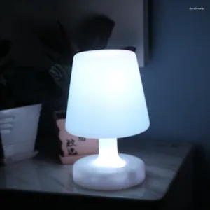 Tafellampen D17 H25.5cm Draagbare HD Helderheid Armatuur Verlichting Li Batterij-aangedreven Nachtkastje Voor Kerst Decoratie 1 st