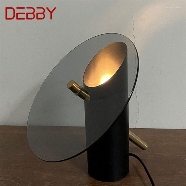 Lámparas de mesa Debby Contemporánea Simple Led Desk Lighting Decorativo para la sala de estar de dormitorio en casa