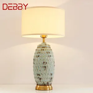 Tafellampen debby modern keramisch licht led creatief modieus bureaulampje voor huis voor huis woonkamer slaapkamer el decor
