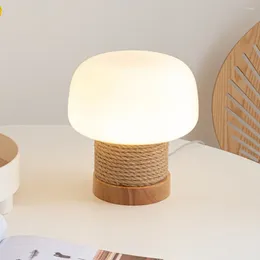 Lampes de table décor de nuit Lumière petite mini sans fil de chevet rechargeable mignon dimable