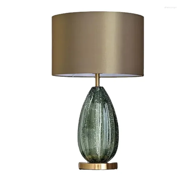 Lampes de table conception de lampe en verre salon de la maison décoration de couche au lit simple lit d'éclairage