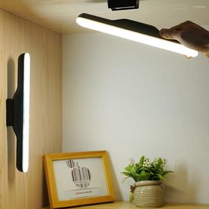 Lampes de table bureau suspendu magnétique lampe à LED Rechargeable en continu gradation armoire lumière nuit pour placard garde-robe