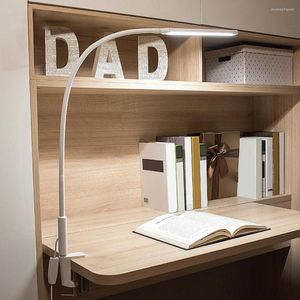 Lampes de table lampe de bureau luminosité réglable bras long 900LM protection des yeux col de cygne lumière pour bureau