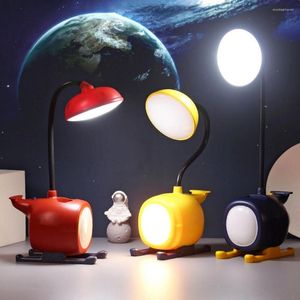 Tafellampen Bureaulamp Creatieve vorm Flikkervrij Zachte verlichting Flexibele slang Design Energiebesparend Decoratief Oogbescherming Blauw licht