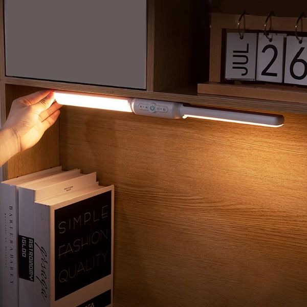 Lampes de table de bureau lampe de lampe LED LUMIÈRE LECTURE LICTES LIVRES CARABLE ÉCLAINE