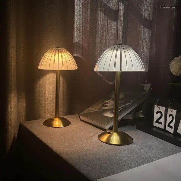 Lámparas de mesa Lámpara de escritorio Restaurante ojo- Bar decorativo al por mayor Luz de regalo de metal retro Dimmable