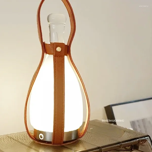 Lampes de table lampe de bureau tactile pamplemousse portable de camping extérieur mobile rechargeable