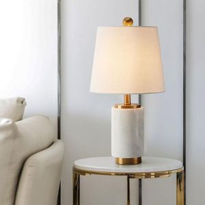 Tafellampen bureau marmeren lamp Noordelijke licht luxe eenvoudige creativiteit woonkamer slaapkamer ontwerper zachte decoratiemodel bed lampable