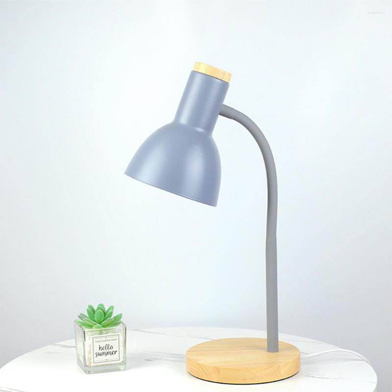 Lampes de table lampe de lecture de bureau oeil nordique LED tuyau lumière simple éclairage décoratif dortoir chambre appareil décorations rose 5W