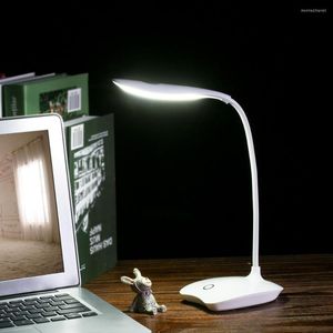 Tafellampen dimable LED-bureaulamp USB oplaadbaar oogverlichting voor het bestuderen van lezen Working Touch Control