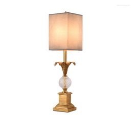 Tafellampen dingfan promotionele prijs vintage Franse Europese stijl ontwerp koper metaal decoreren lamp