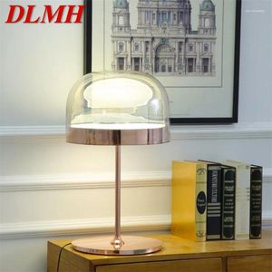 Tafellampen dlmh Noordse moderne mode bureauverlichting LED voor thuisblaadkamer decoratie