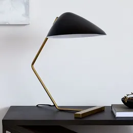 Lampes de table Lampe à dents de bec de canard Lampe de chevet créative à vent industriel nordique