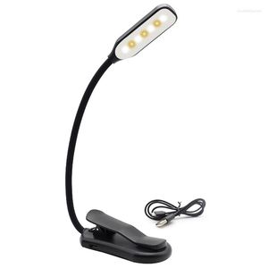 Lampes de table Easy Clip On Reading For Night Bookworms Kids LED Light
