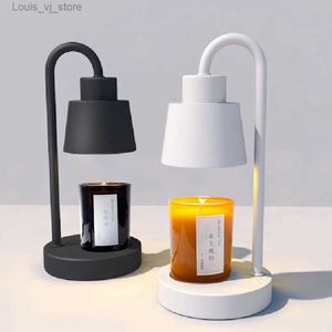 Tafellampen Elektrische Kaars Verwarmingslamp Retro Smelt Warmer Licht Veilig Wax Smelten Dimmen Schakelaar voor Woninginrichting YQ231009