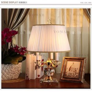 Tafellampen Mode Europa Basis Stof Lampenkap Voor Thuis Salon Eetkamer Bed Room283t