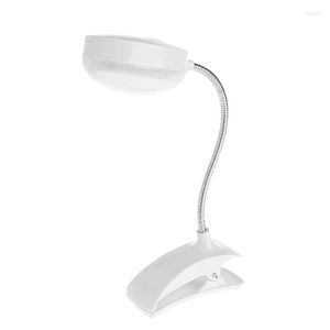 Lampes de table Flexible Clip-on Lampe LED Pince Lecture Étude Lit Bureau D'ordinateur Portable Lumière Lumineuse L15