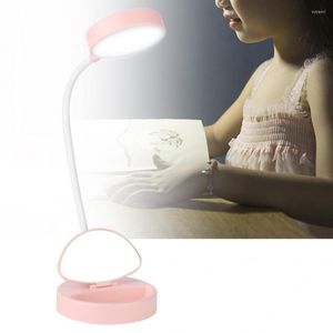 Lampes de table Flexible Lecture Anneau Lumière Mini Bureau LED USB Rechargeable Nuit Pour Étudiant